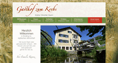 Desktop Screenshot of gasthof-zum-krebs.de